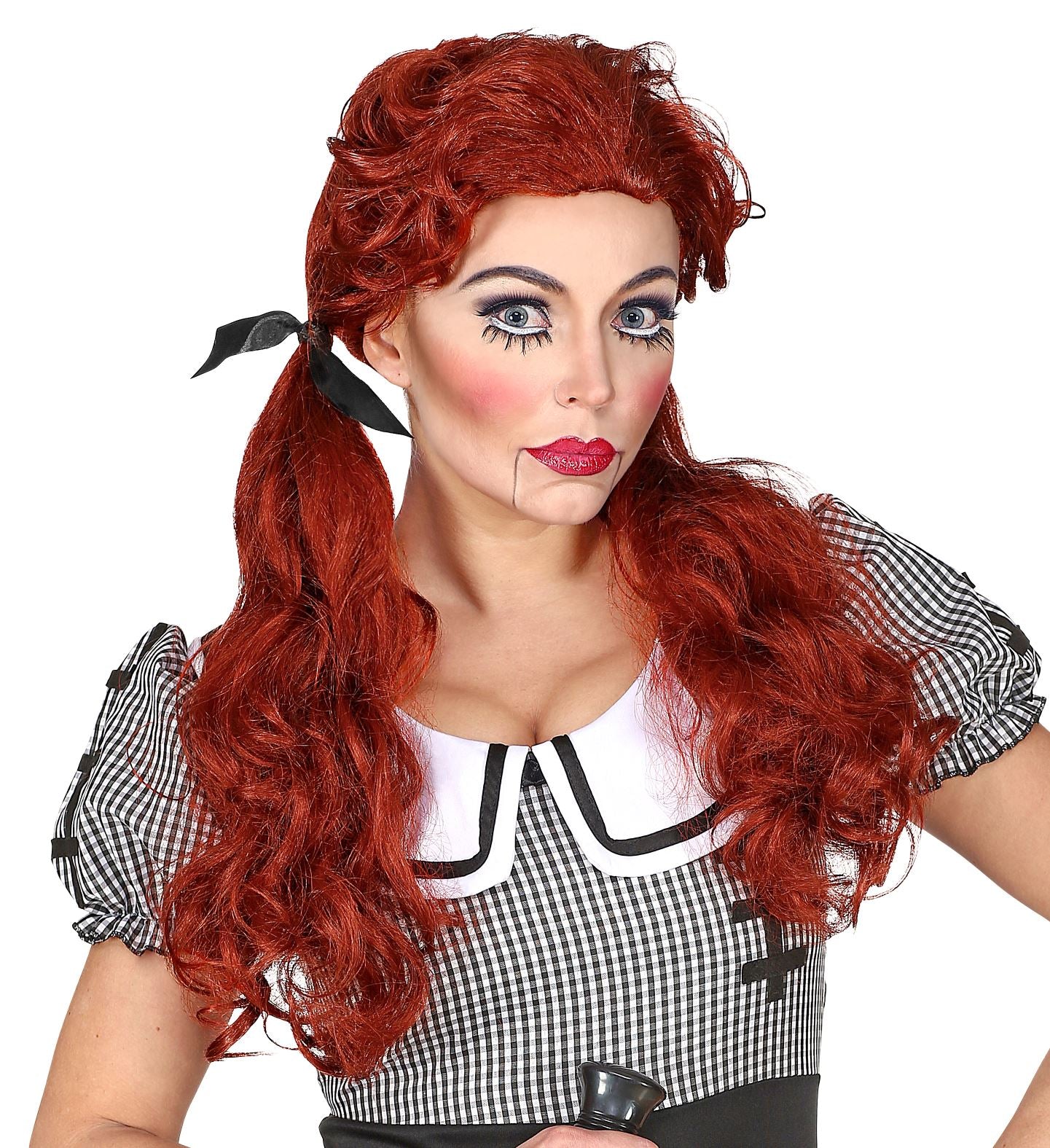das-kost-mland-accessoires-killer-doll-per-cke-rot-z-pfe-damen image 2