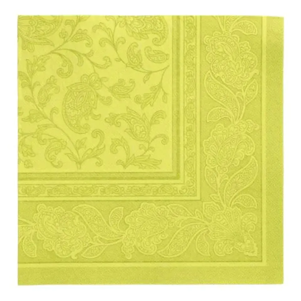 das-kost-mland-rc-ornaments-servietten-40x40cm-limone-50stk image 1