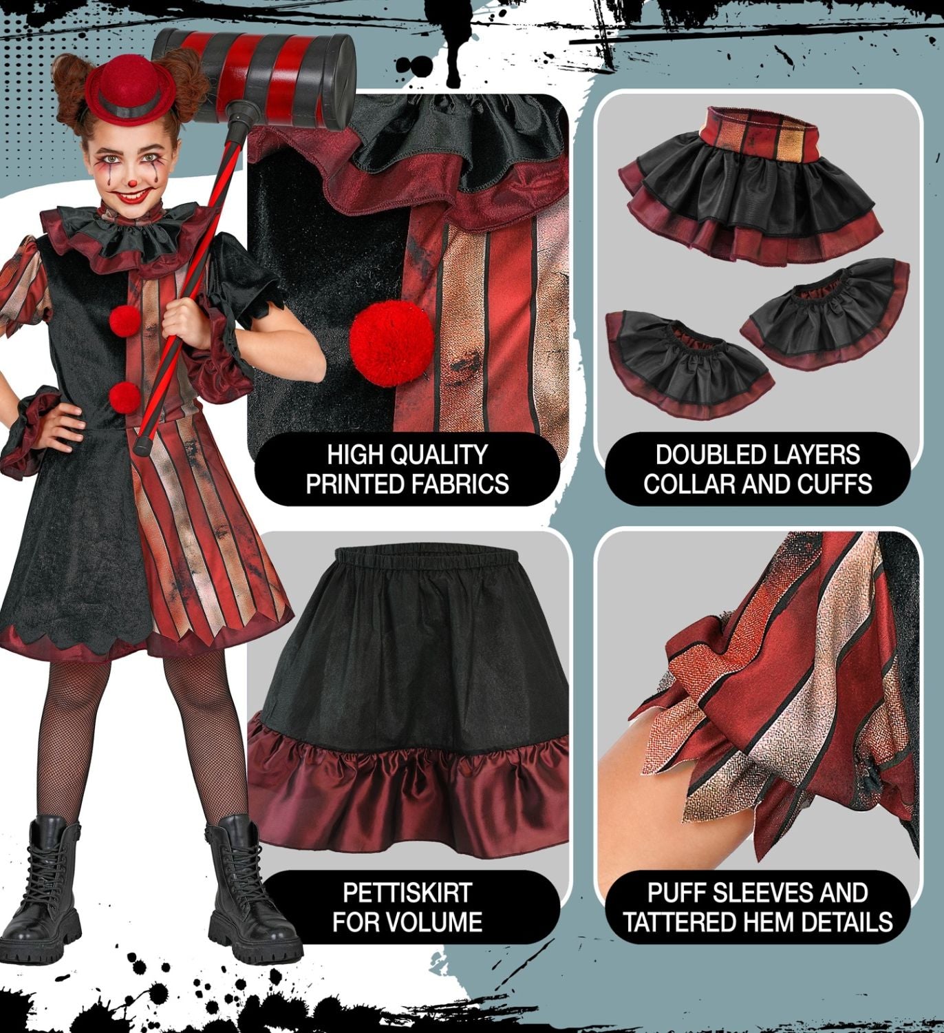 das-kost-mland-wicked-clown-horror-clownin-kost-m-m-dchen-5-tlg image 6