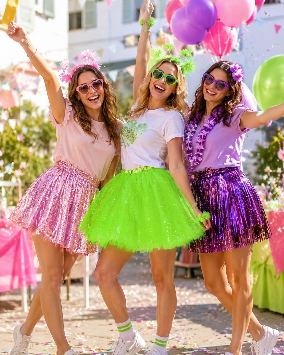 das-kost-mland-damen-glitzer-petticoat-t-llrock-hellgr-n-40cm image 4