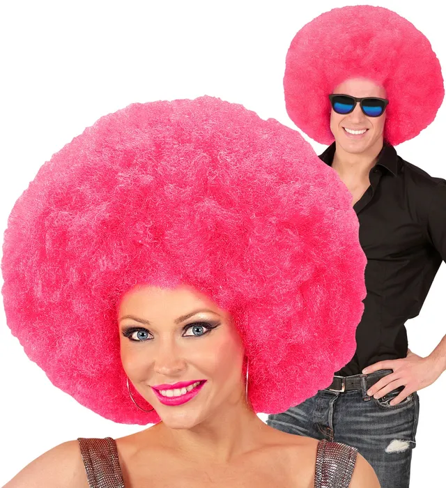 das-kost-mland-riesen-afro-per-cke-pink-f-r-erwachsene image 1