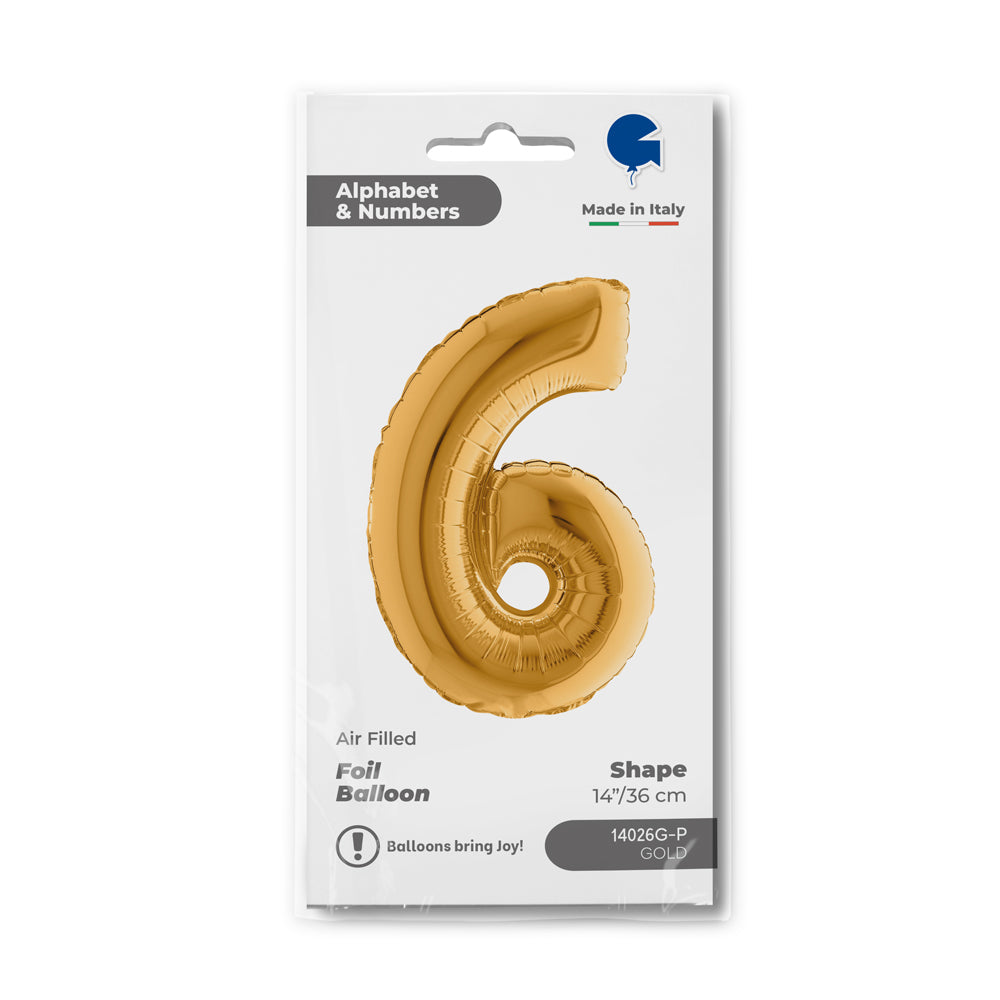 das-kost-mland-mini-zahlen-folienballon-gold-zahl-6-36-cm image 2
