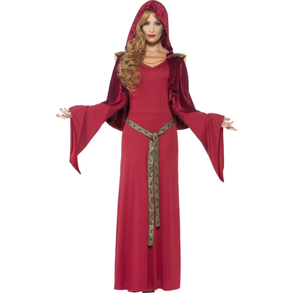 das-kost-mland-lady-priesterin-kost-m-rot-mit-g-rtel-gr-s image 1