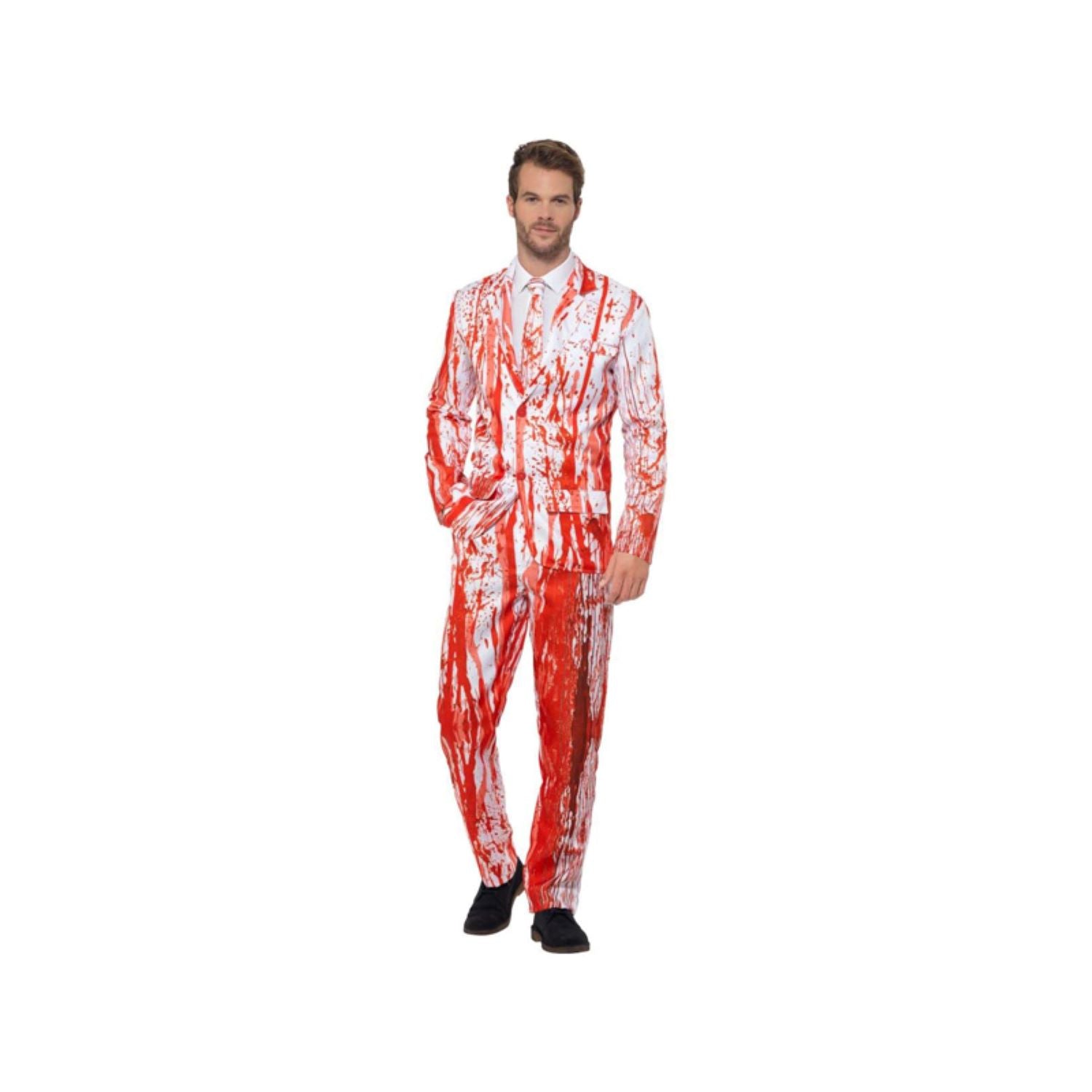 das-kost-mland-herren-kost-m-blutiger-anzug-gr-xl-wei-rot image 1