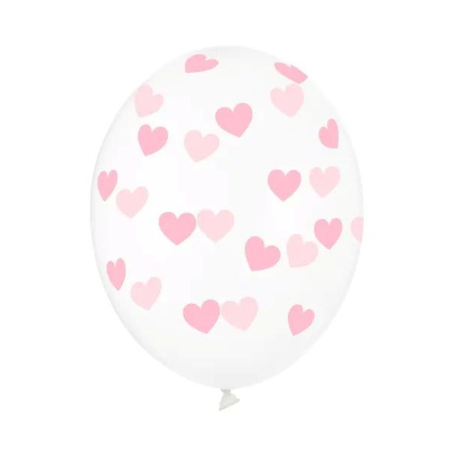 das-kost-mland-latexballon-rosa-herzen-30cm-6-st-ck image 1