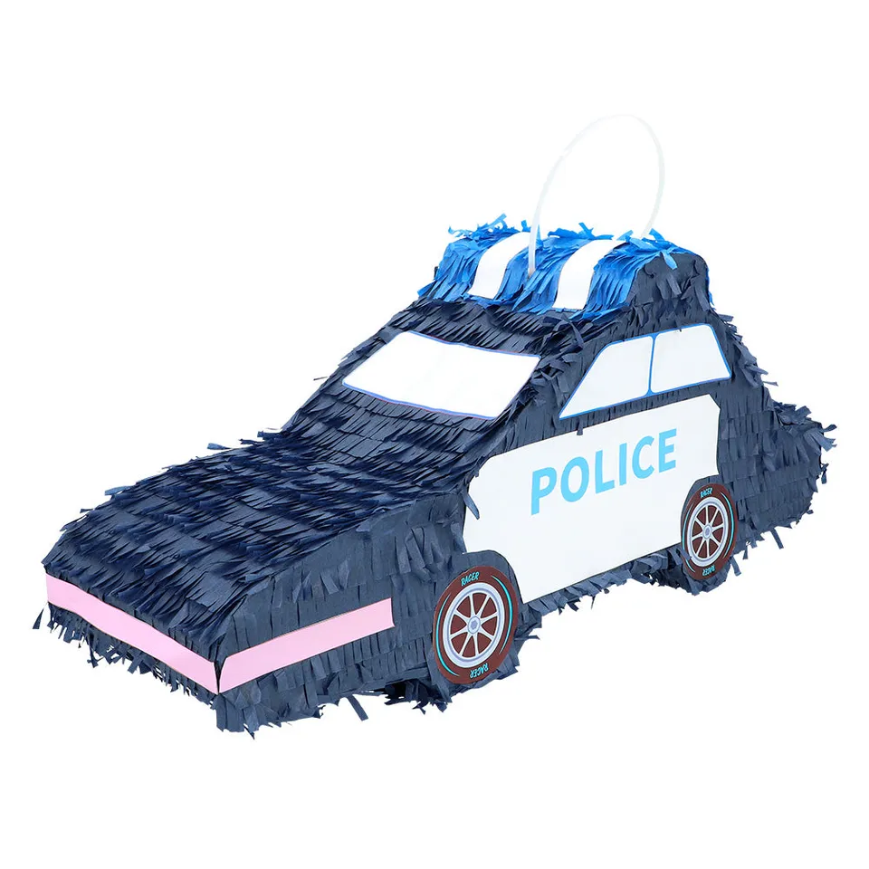 das-kost-mland-dekorationen-pinata-polizeiauto-police-56-cm image 1