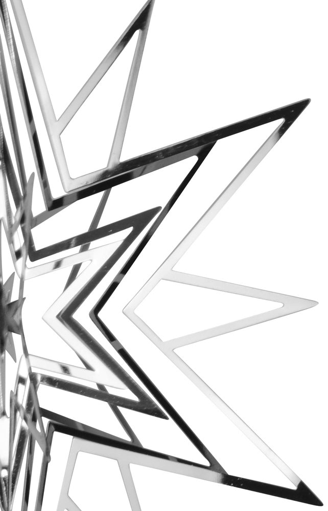 riffelmacher-17859-christbaumspitze-stern-33-cm-silber-metall image 4