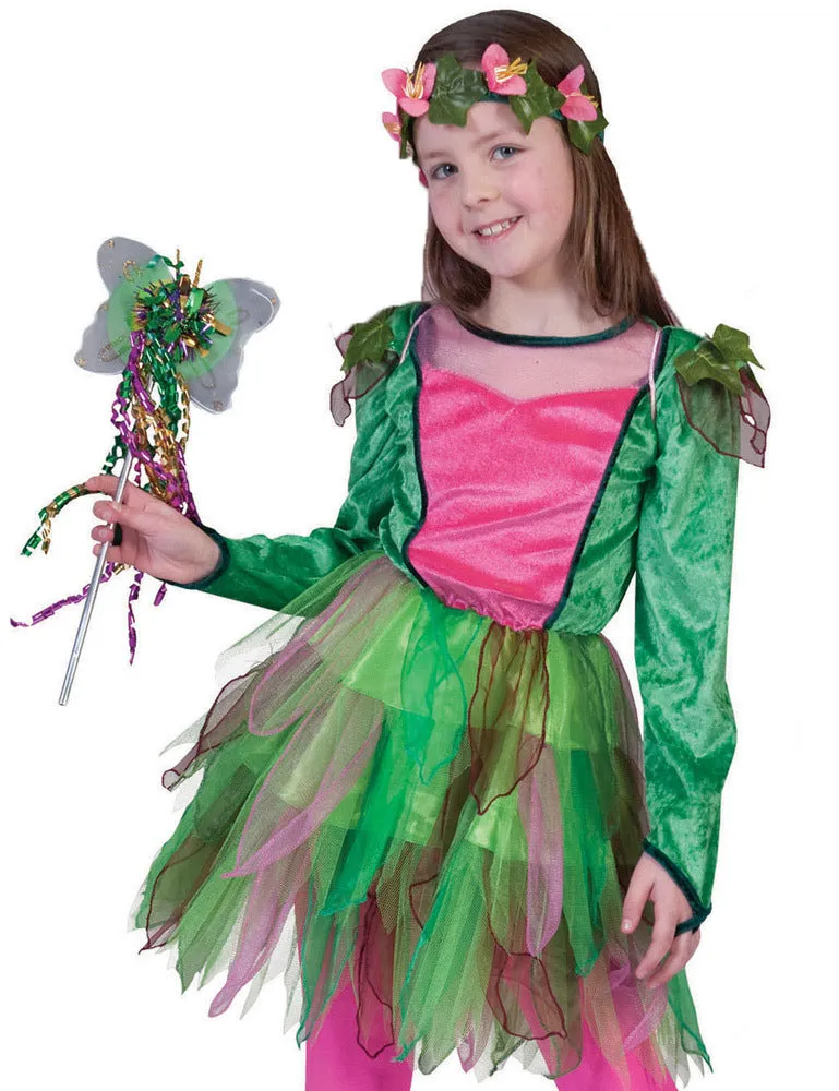 das-kost-mland-waldfee-nina-kinder-kost-m-gr-n-rosa-gr-104 image 1