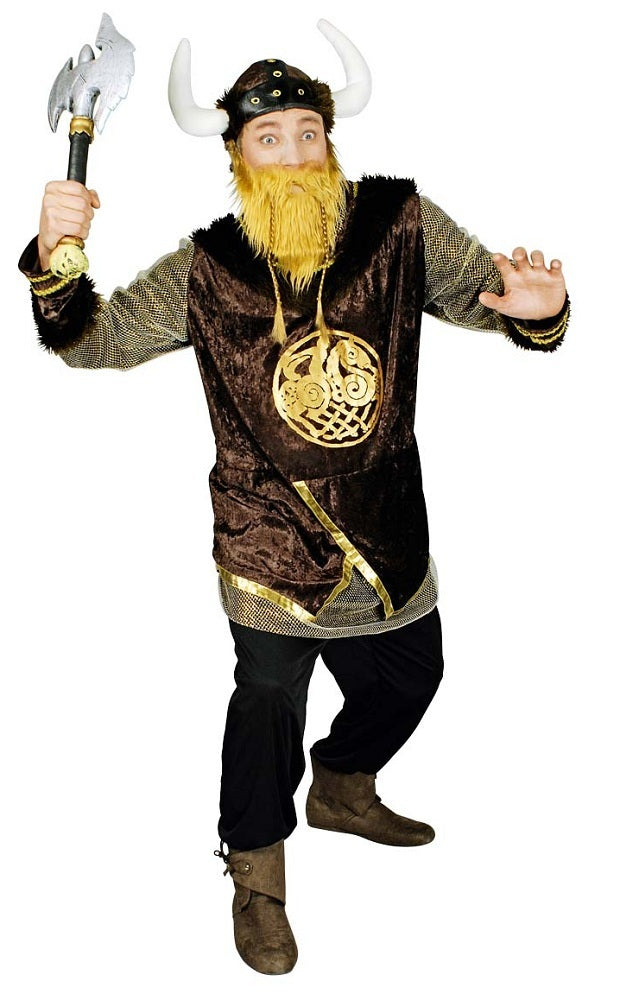 das-kost-mland-wikinger-ragnar-kost-m-herren-braun-gold-50-52 image 1