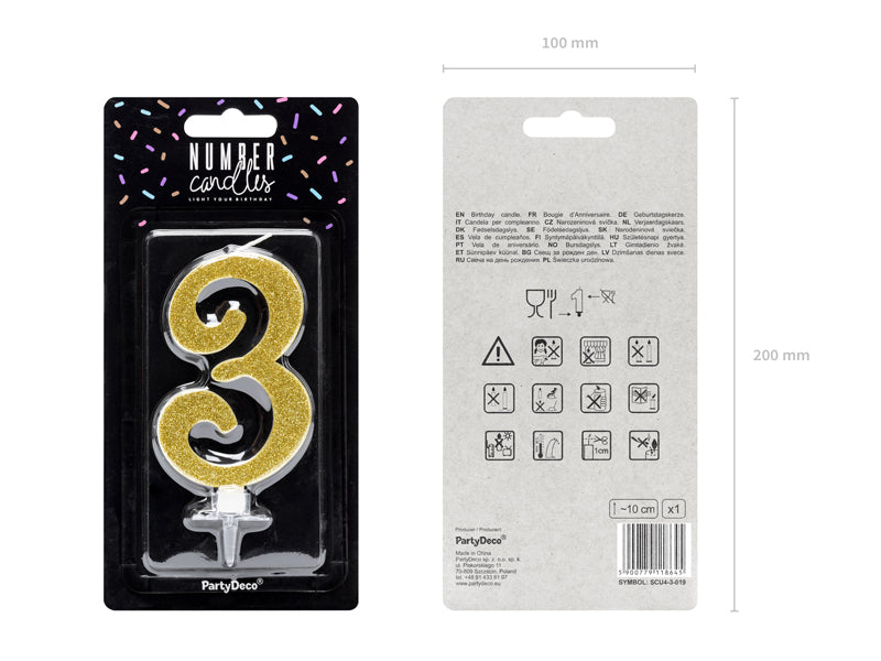 das-kost-mland-glitter-gold-geburtstagskerze-10-cm-ziffer-3 image 3
