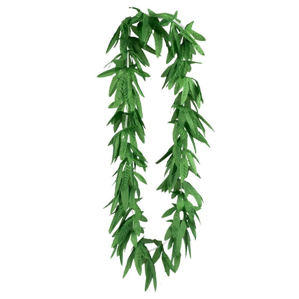 das-kost-mland-lei-hawaiikette-cannabis-party-accessoire image 1