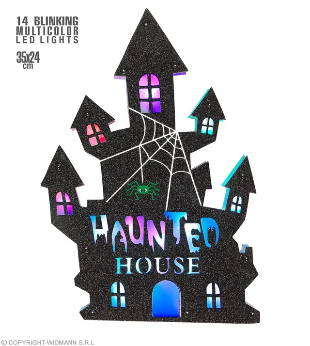 das-kost-mland-spukhaus-haunted-house-led-35x24-cm-bunt image 1