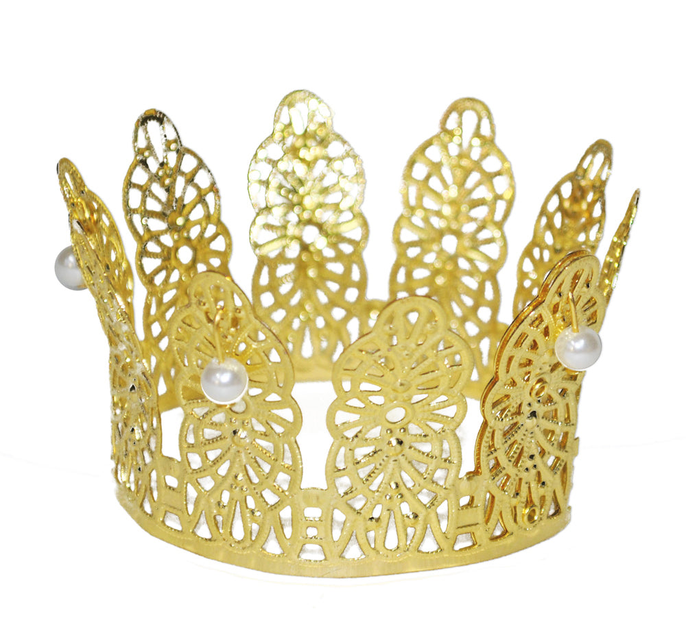 das-kost-mland-goldmarie-krone-gold-perlen-prinzessinnen-krone image 1