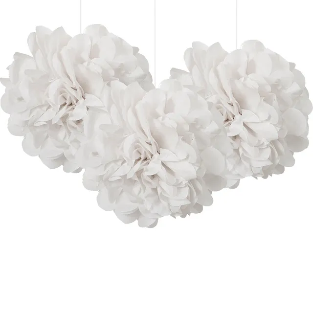 das-kost-mland-dekorationen-wabenball-fluffy-23cm-3-stk-wei image 1