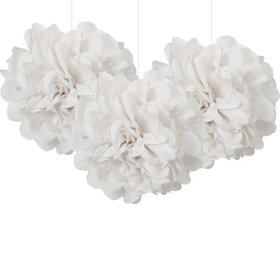 das-kost-mland-dekorationen-wabenball-fluffy-23cm-3-stk-wei image 1