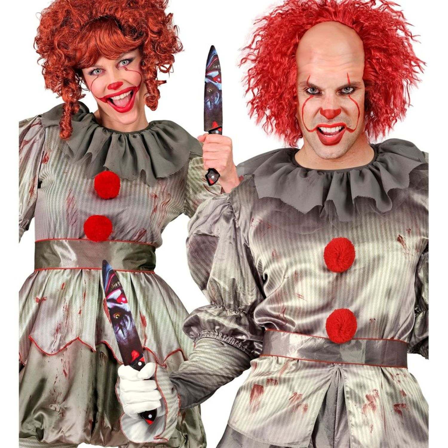 das-kost-mland-horror-clown-messer-deko-31-cm image 3