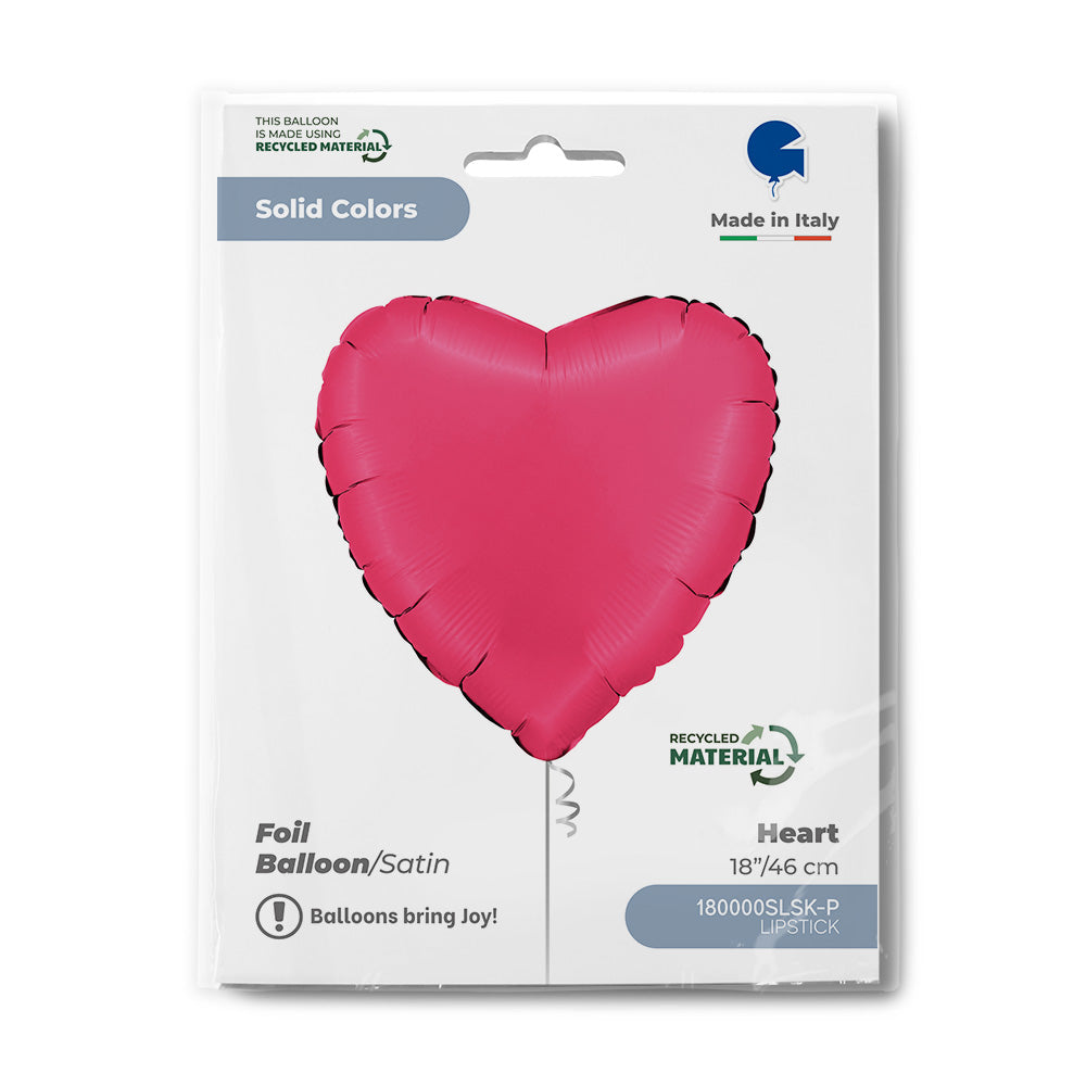 das-kost-mland-deko-herz-folienballon-uni-46cm-satin-lipstick image 2