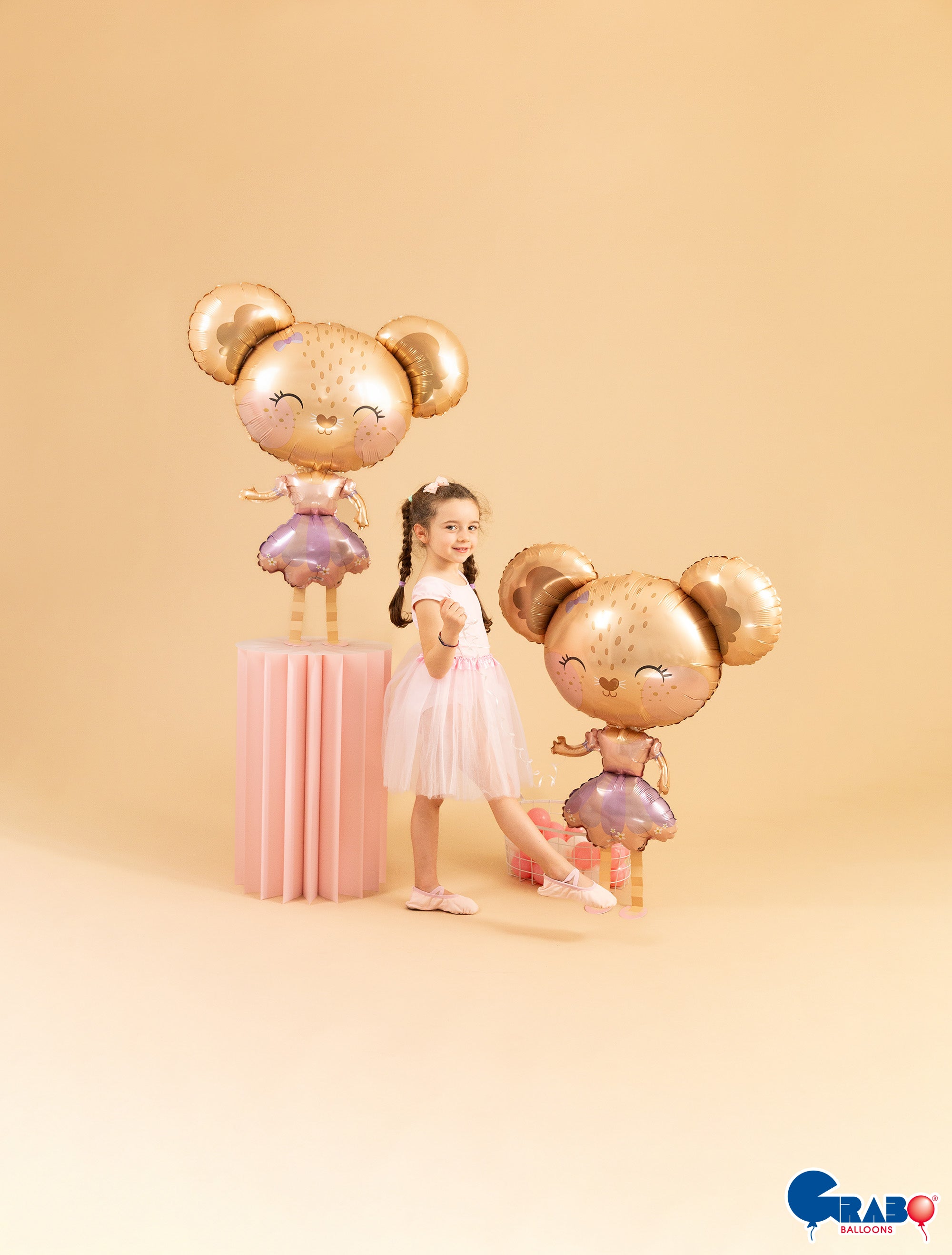 das-kost-mland-airwalker-maus-ballerina-folienballon-91-cm image 4