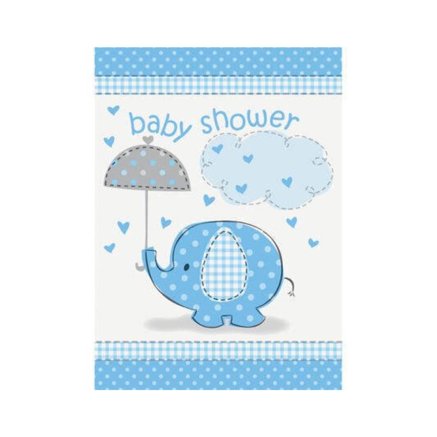 das-kost-mland-elephant-blau-einladung-karten-8-st-ck image 1