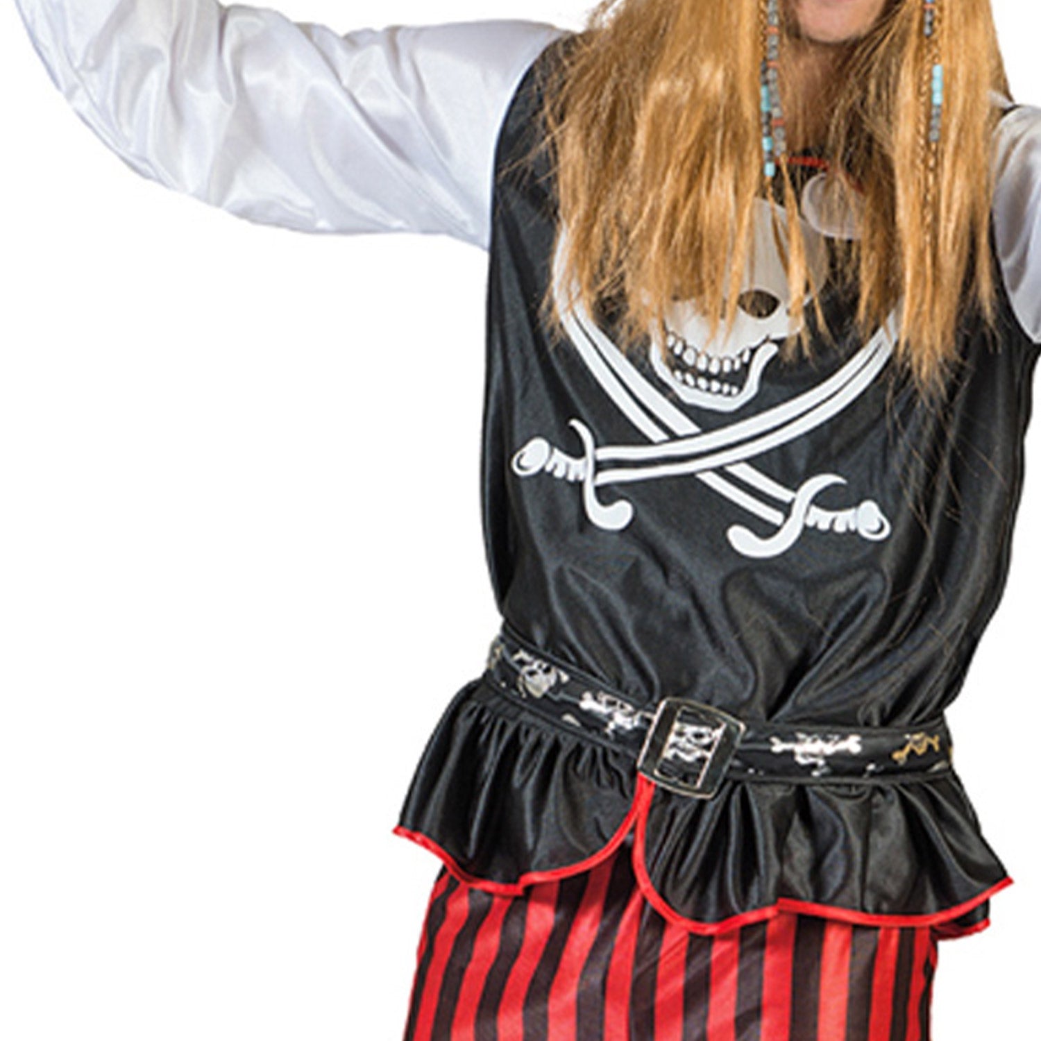 das-kost-mland-pirat-bill-kost-m-herren-schwarz-rot image 2