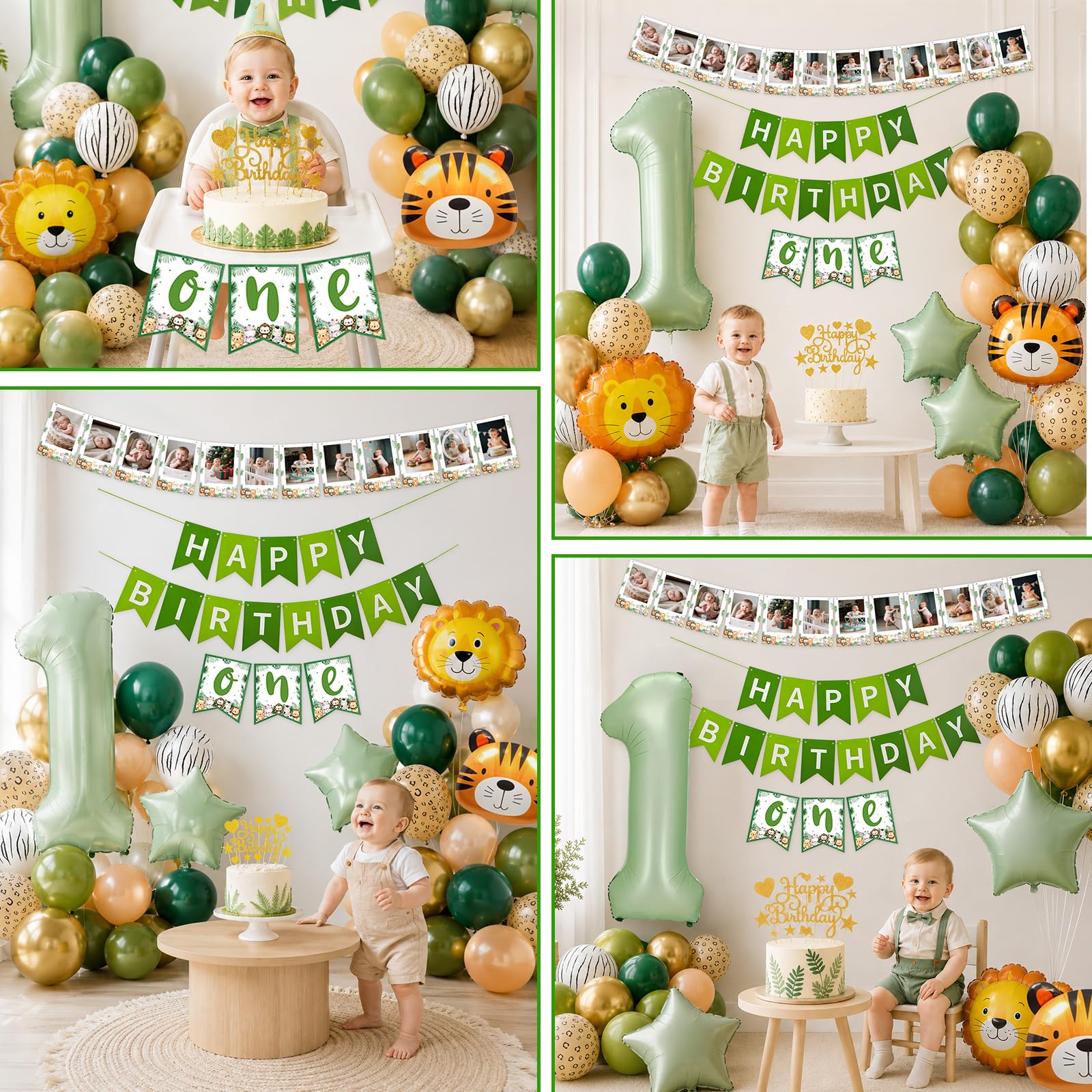 heitoyi-wild-one-deko-1-geburtstag-gr-n-safari-set image 6