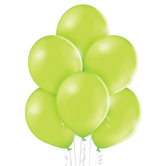 das-kost-mland-dekorationen-luftballon-unifarben-30cm-25er-apfelgr-n image 2
