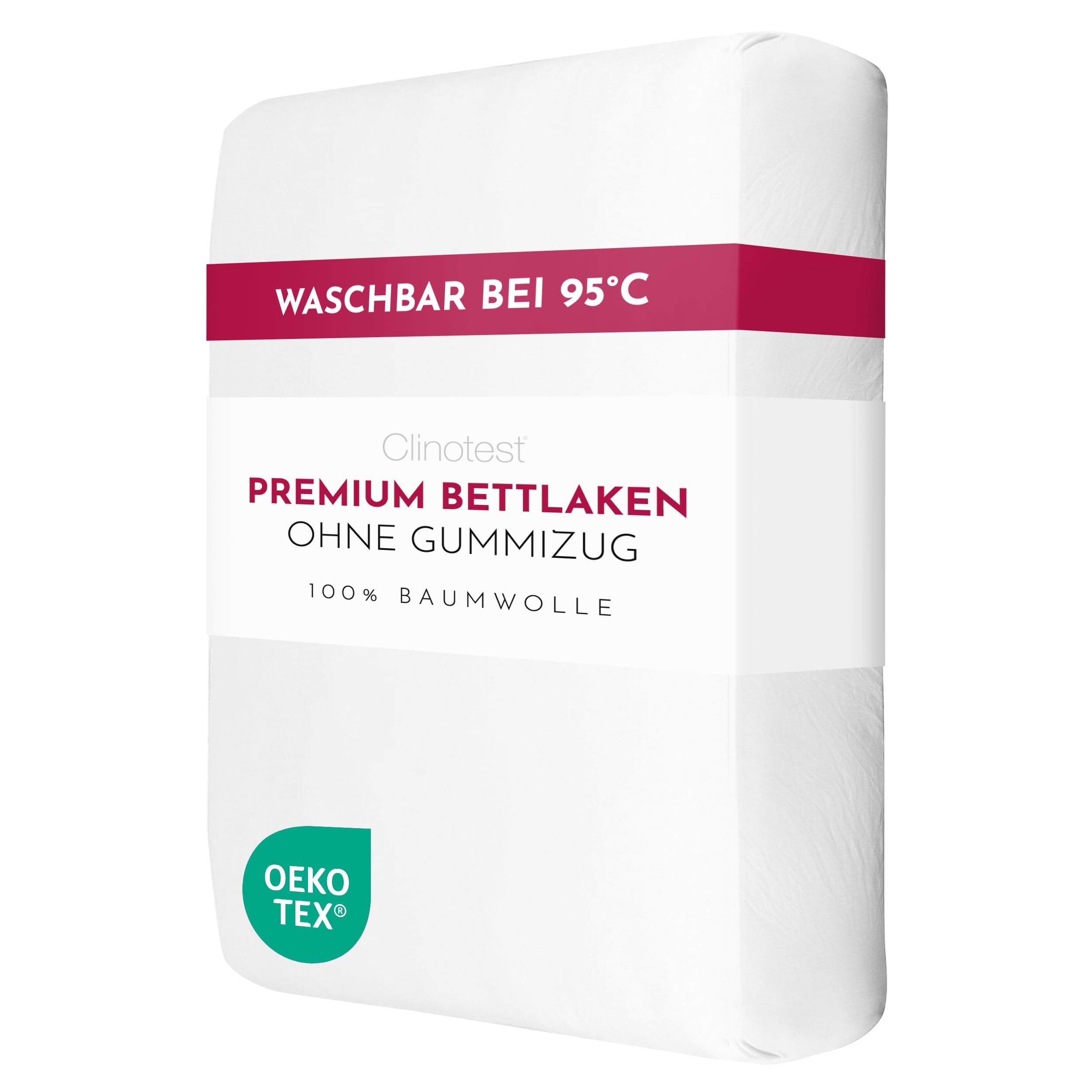 clinotest-bettwaren-flachbettlaken-100x200-2er-set-baumwolle image 6