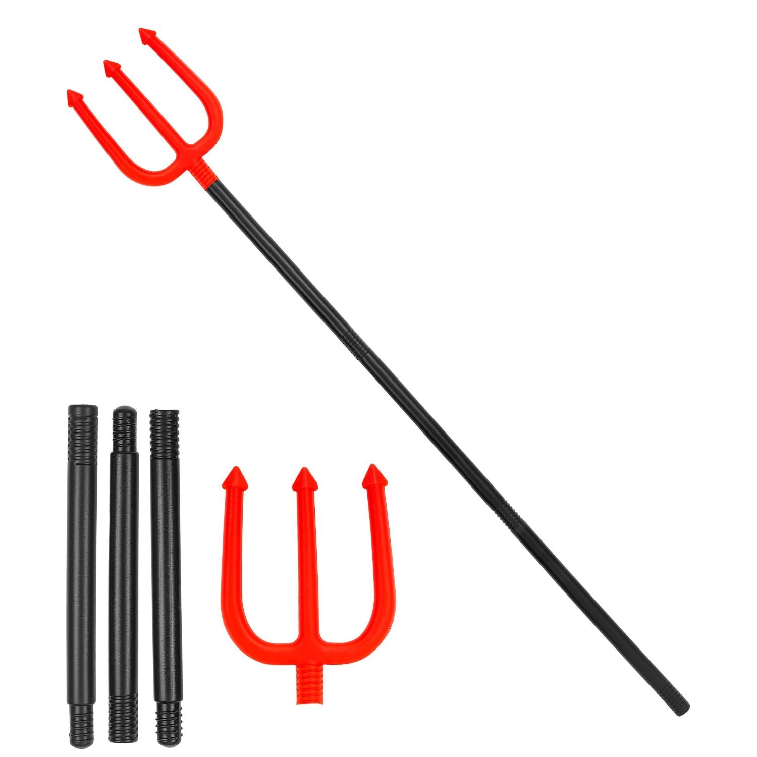 das-kost-mland-dekorationen-teufels-dreizack-zerlegbar-rot-schwarz image 1