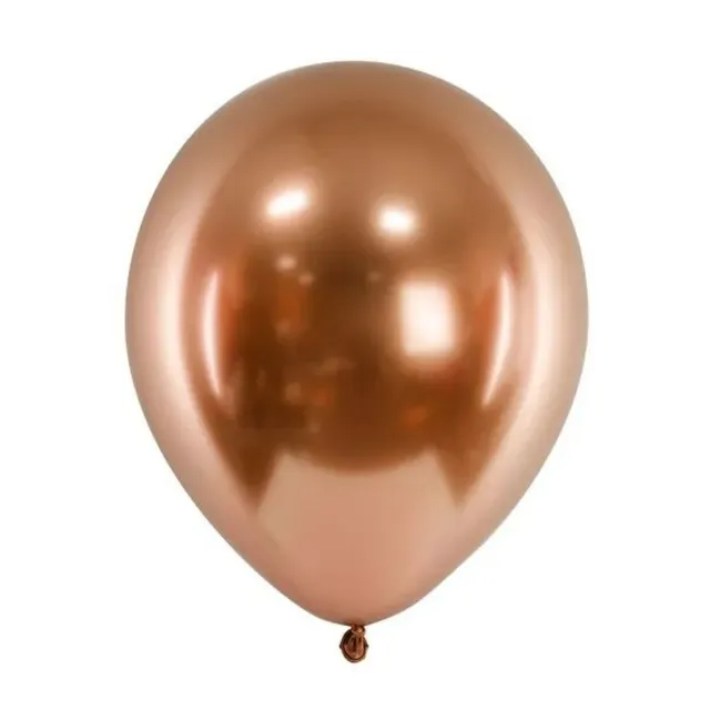 das-kost-mland-uni-glossy-luftballon-30-cm-kupfer-50-stk image 1