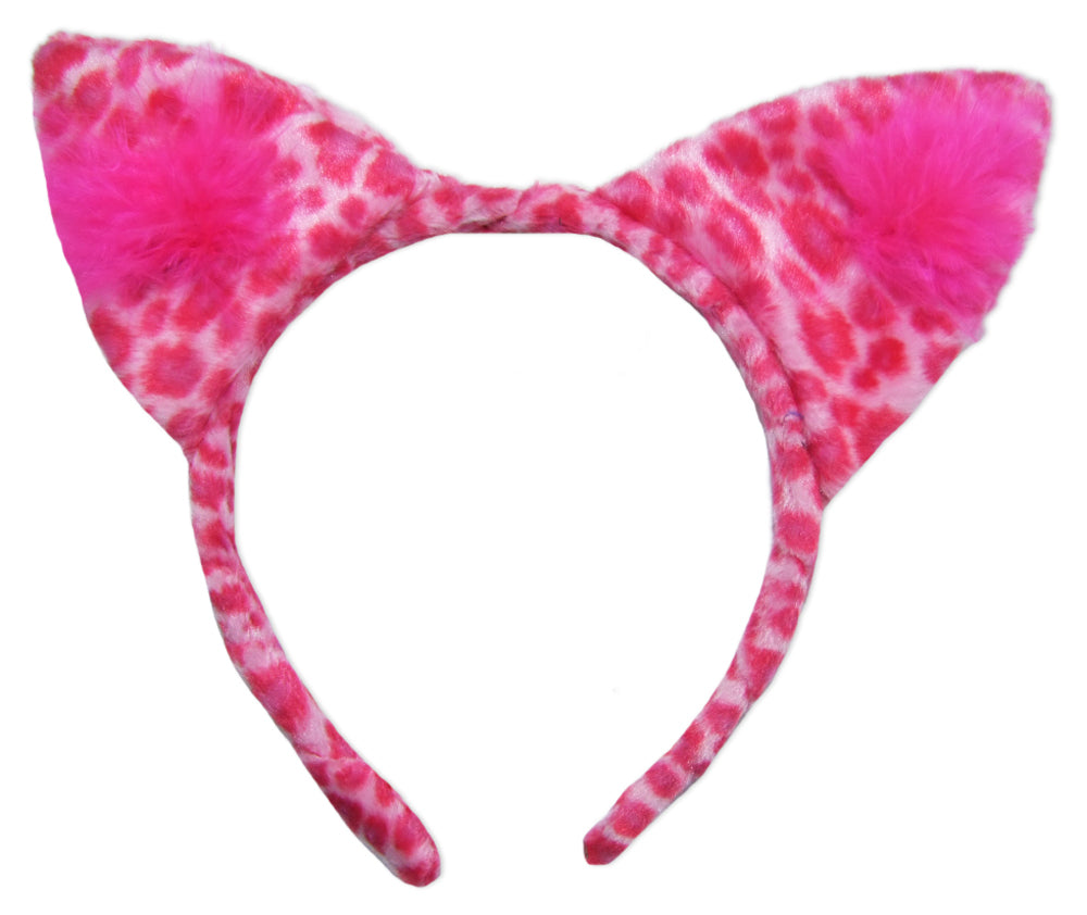 das-kost-mland-katzen-haarreif-mit-federn-katze-pink image 7