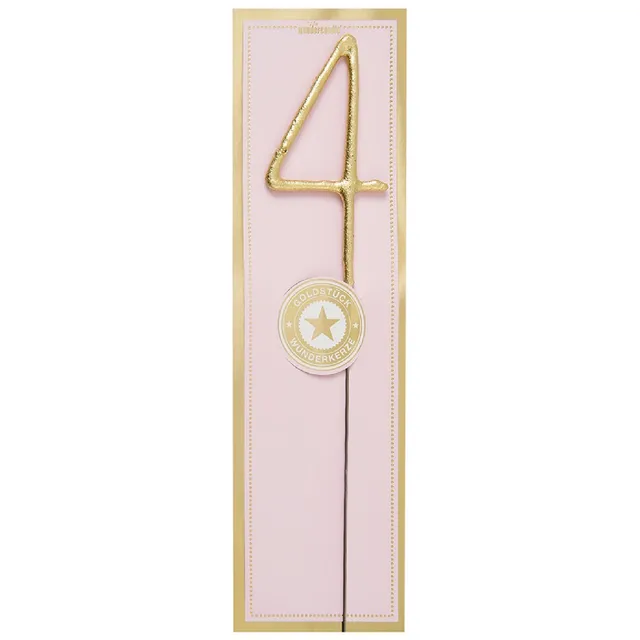 das-kost-mland-dekorationen-wunderkerze-zahl-4-gold-6-5cm image 1