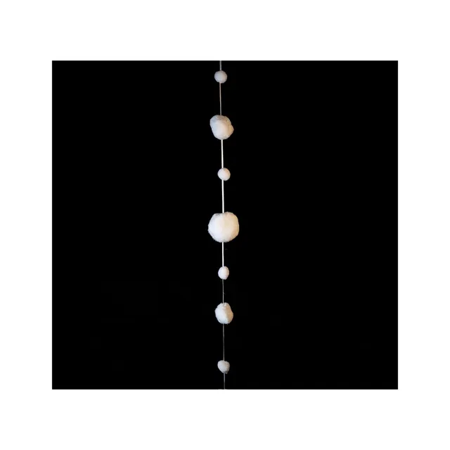 das-kost-mland-schneeball-girlande-wei-deko-180-cm-68525 image 1