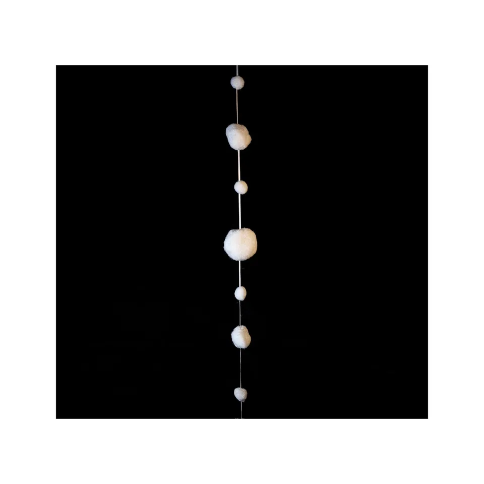 das-kost-mland-schneeball-girlande-wei-deko-180-cm-68525 image 1