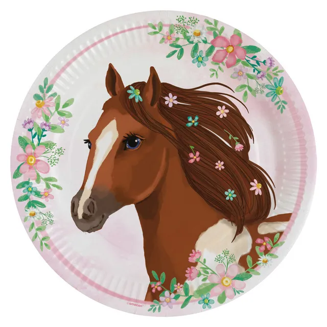 das-kost-mland-beautiful-horses-pappteller-pferde-22-8cm-8stk image 1