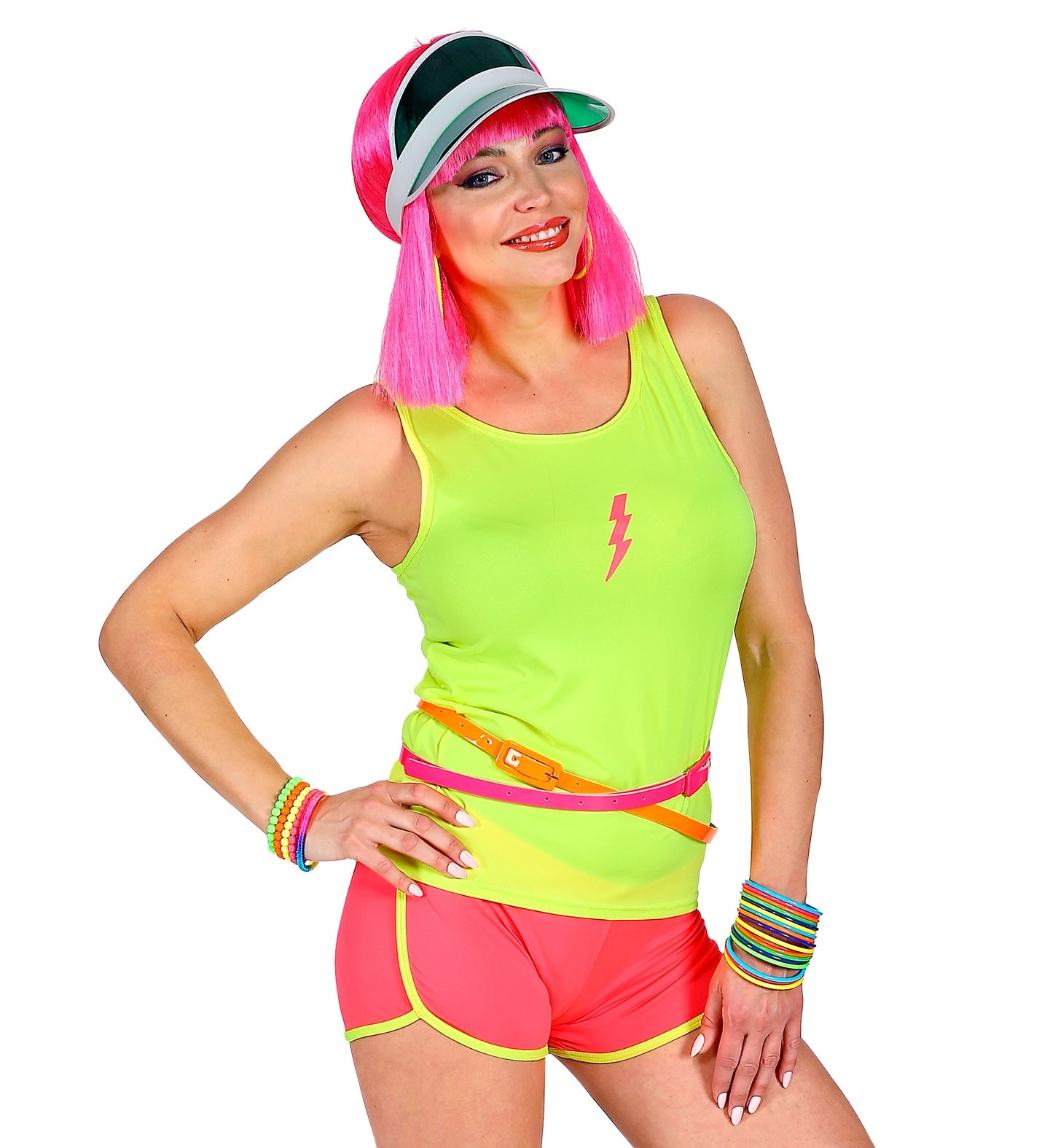 das-kost-mland-accessoires-neon-lack-g-rtel-damen-orange-111-cm image 4