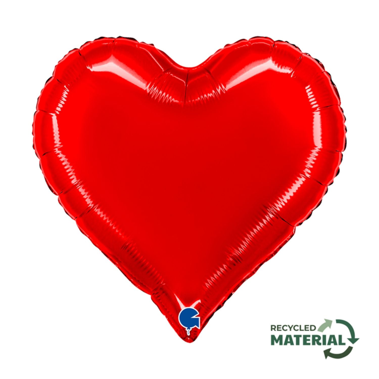 das-kost-mland-sweetie-heart-herz-folienballon-rot-46cm image 1