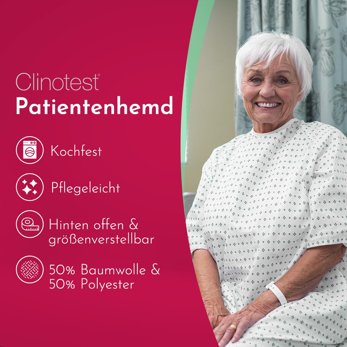 clinotest-patient-bewohner-patientenhemd-unisex-110cm-kochfest image 2