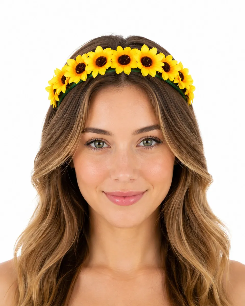 das-kost-mland-haarreif-sonnenblumen-gelb-orange image 1