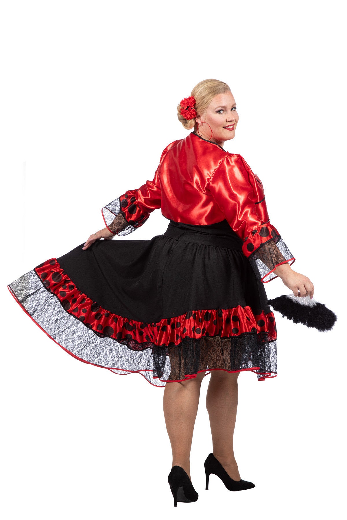 das-kost-mland-damen-spanierin-carmen-kost-m-rot-schwarz image 6