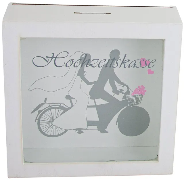 das-kost-mland-hochzeitskasse-08335-spardose-15x15-cm-tandem image 1