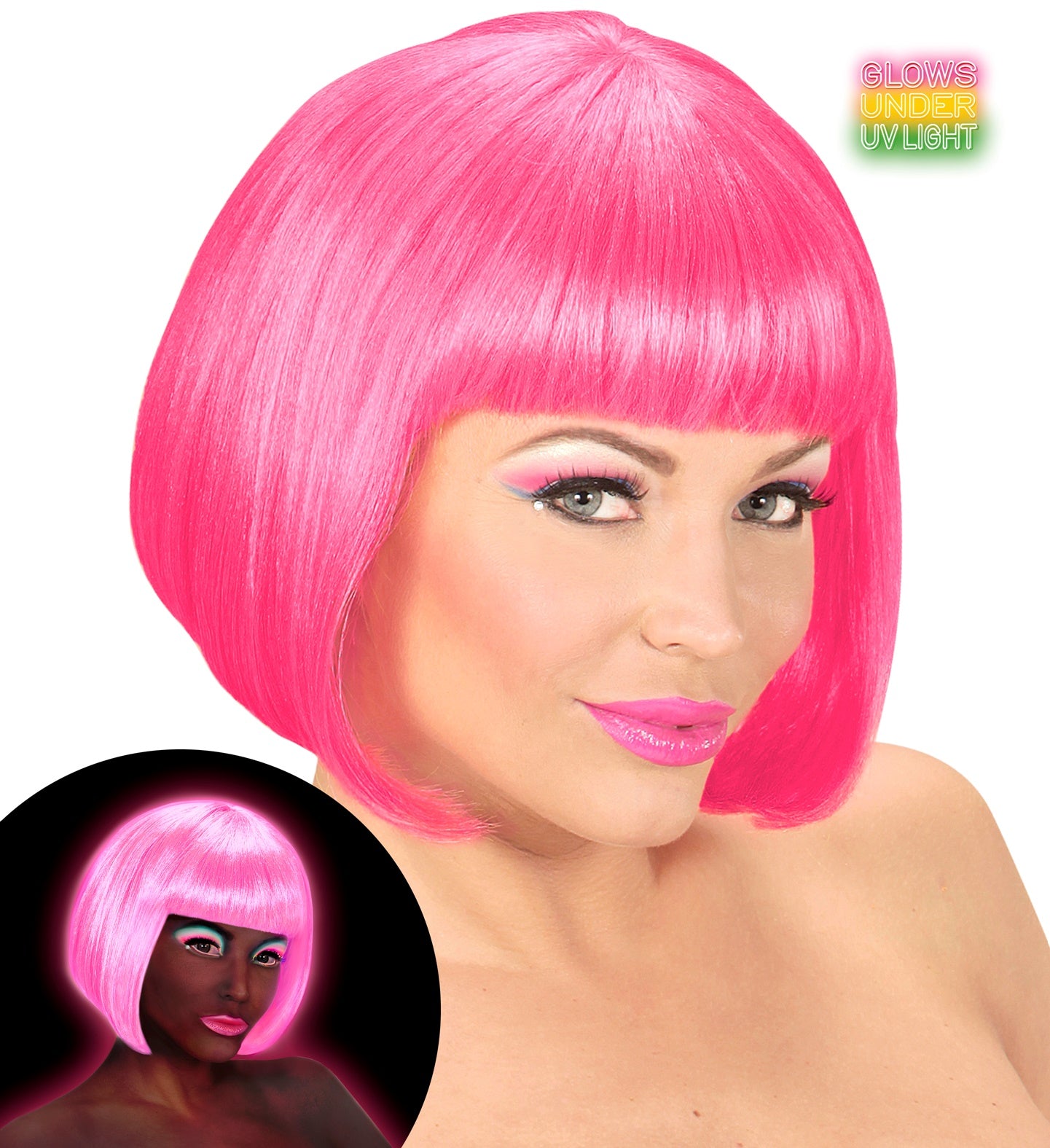 valentina-74973-damen-bob-per-cke-neon-pink-uv image 3
