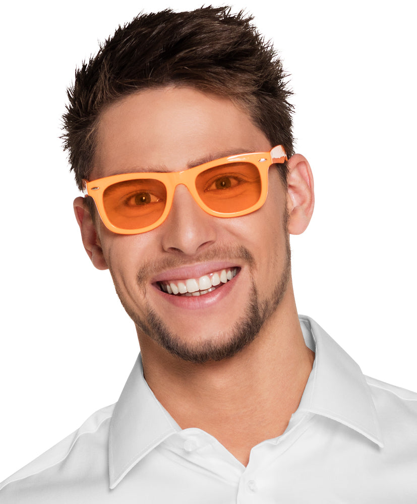 das-kost-mland-party-brille-fun-orange-kunststoff image 2