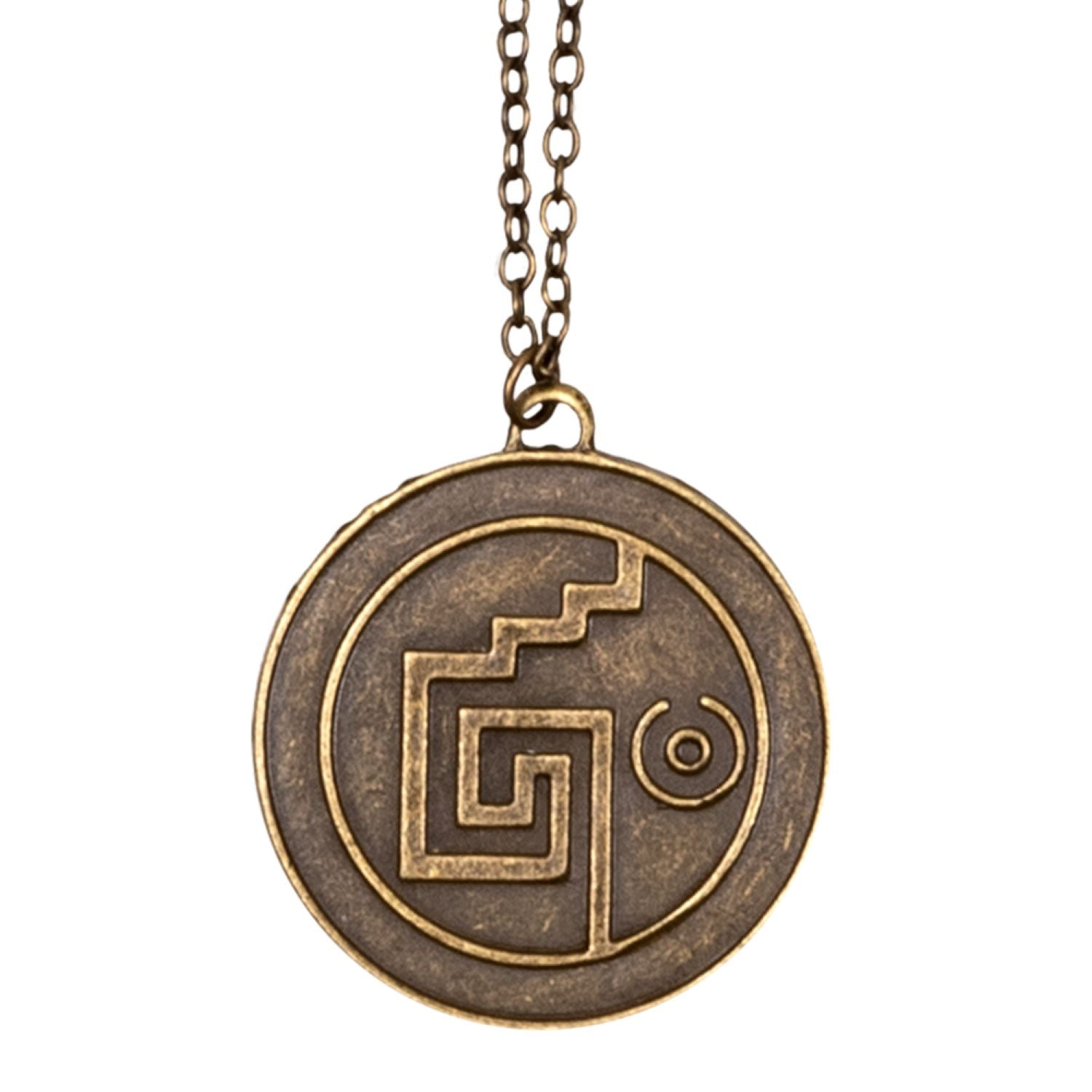 das-kost-mland-piratenamulett-halskette-bronze-totenkopf image 4