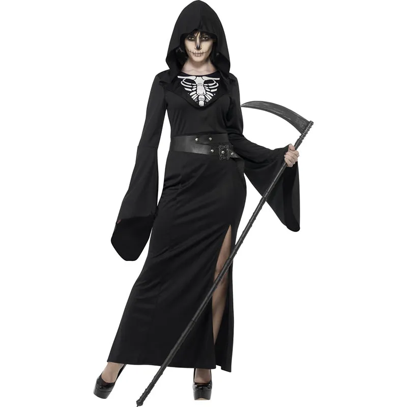das-kost-mland-damen-lady-sensenmann-kost-m-xl-kapuze-tod image 1