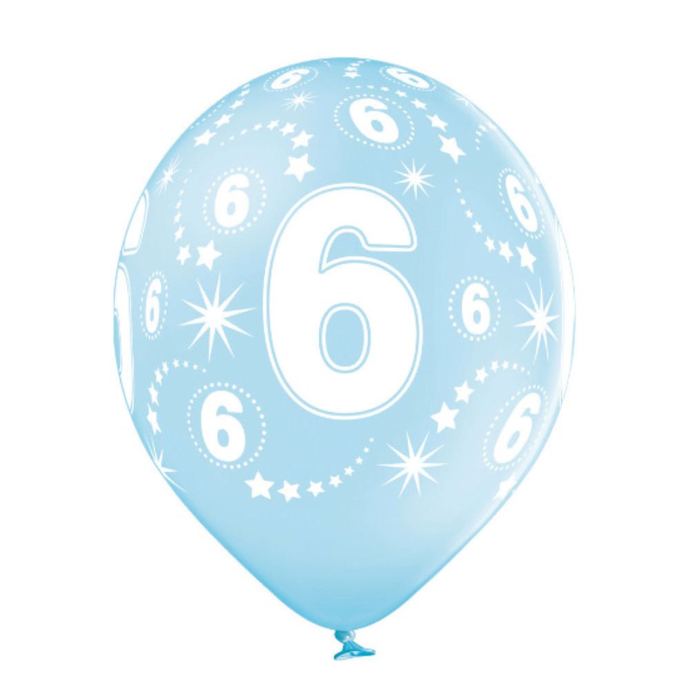 das-kost-mland-luftballon-geburtstag-6-30-cm-6-stk-bunt image 2