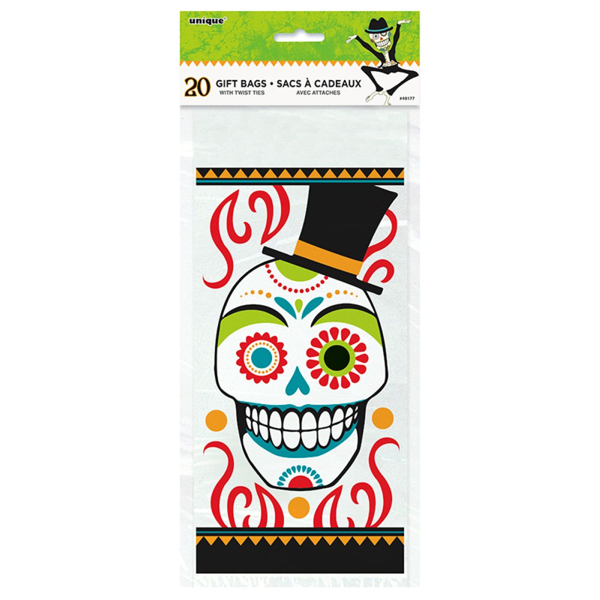 das-kost-mland-dekorationen-geschenkt-te-cello-day-of-the-dead-20-stk image 1