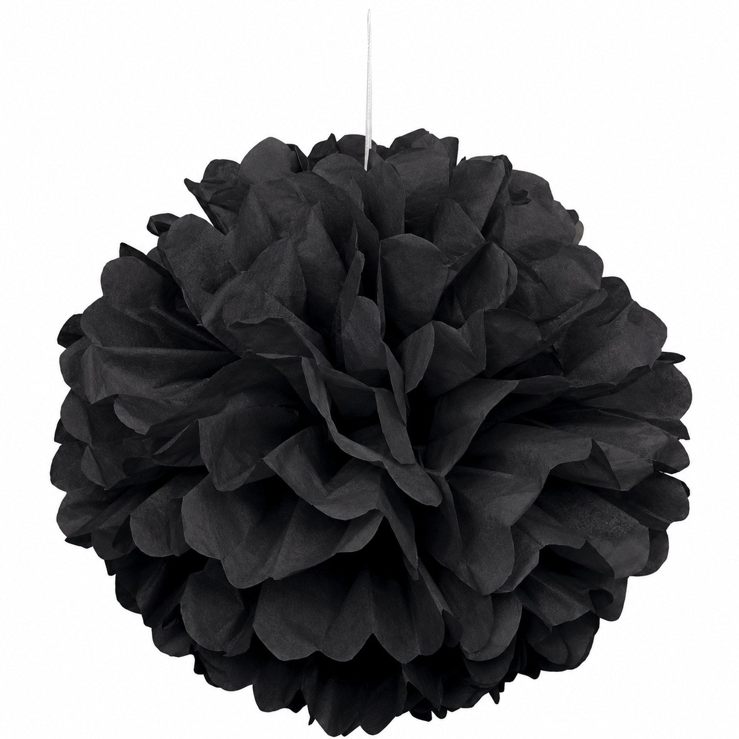 das-kost-mland-wabenball-fluffy-40cm-papierdeko-schwarz image 1