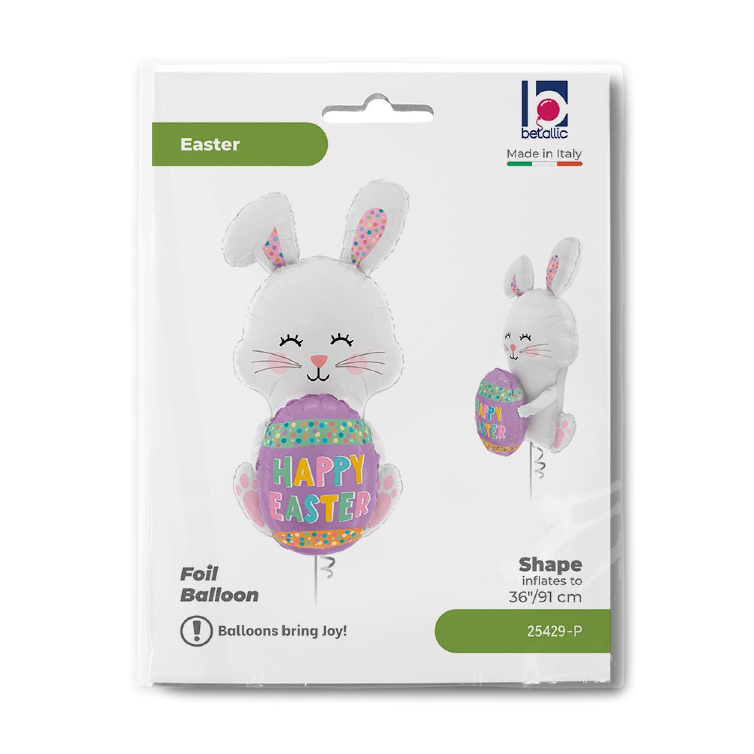 das-kost-mland-hase-happy-easter-folienballon-91-cm-osterhase image 4