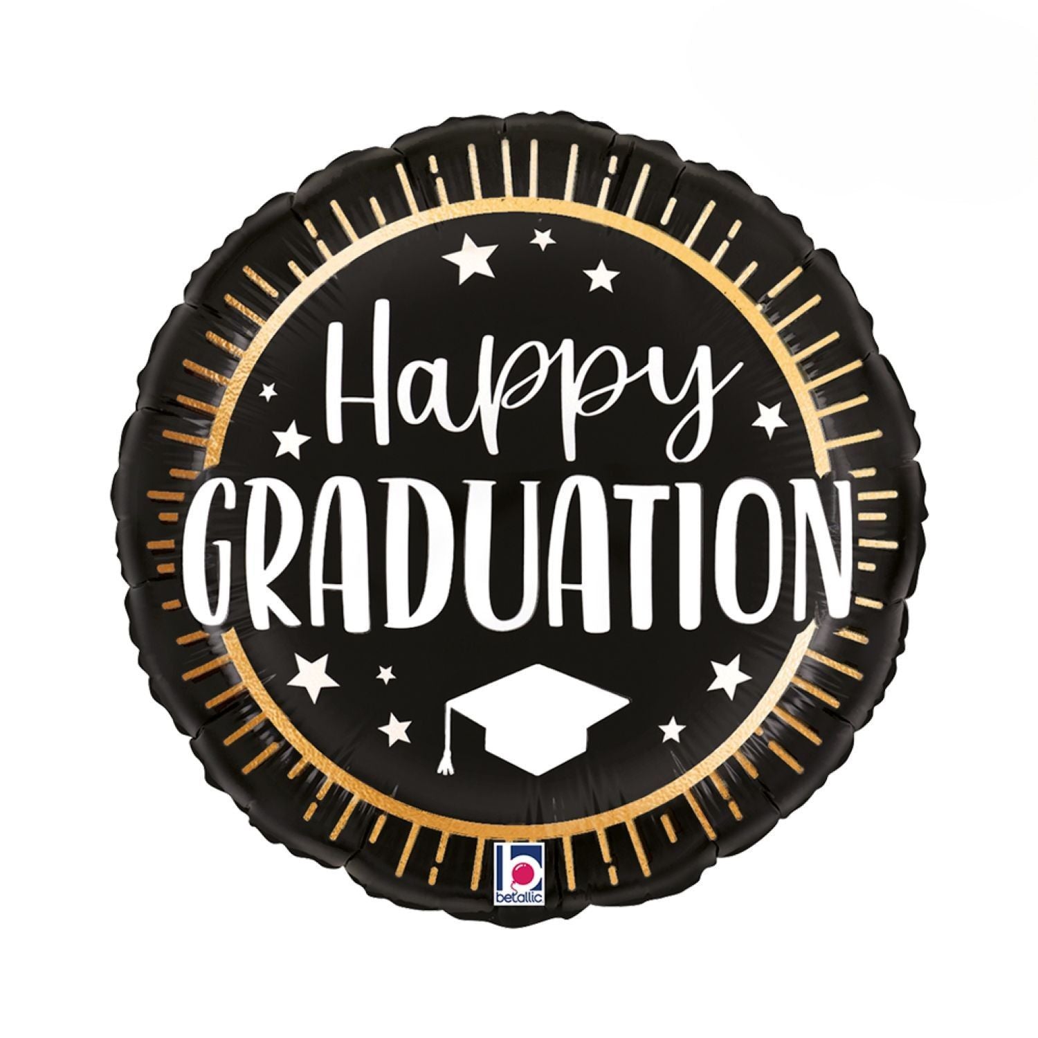 das-kost-mland-folienballon-happy-graduation-46cm-abschluss image 1
