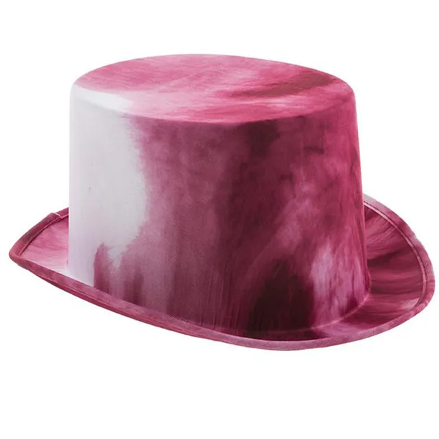 das-kost-mland-accessoires-halloween-zylinder-blut-wei-rot-hut image 1